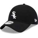new-era-curved-brim-9twenty-merino-wool-chicago-white-sox-mlb-black-adjustable-cap