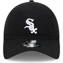 new-era-curved-brim-9twenty-merino-wool-chicago-white-sox-mlb-black-adjustable-cap