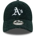 new-era-curved-brim-9forty-winter-borg-oakland-athletics-mlb-green-adjustable-cap
