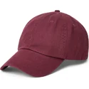 polo-ralph-lauren-curved-brim-maroon-logo-cotton-chino-classic-sport-maroon-adjustable-cap