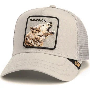 goorin-bros-wolf-maverick-howling-in-harmony-core-canvas-the-farm-grey-trucker-hat