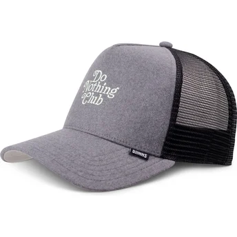 Djinns Do Nothing Club HFT DNC Wooly Grey Trucker Hat