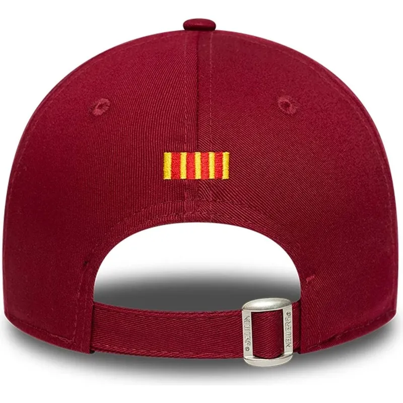 new-era-curved-brim-youth-fc-barcelona-laliga-9forty-core-red-adjustable-cap