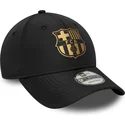 new-era-curved-brim-fc-barcelona-laliga-9forty-gold-black-adjustable-cap