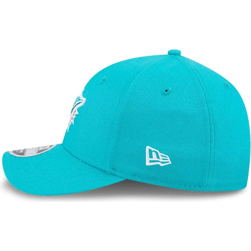 new-era-curved-brim-9forty-m-crown-team-miami-dolphins-nfl-blue-snapback-cap