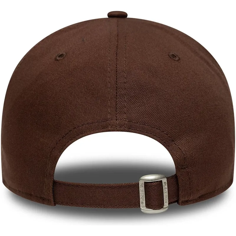 new-era-curved-brim-brown-logo-9forty-outline-new-york-yankees-mlb-brown-adjustable-cap