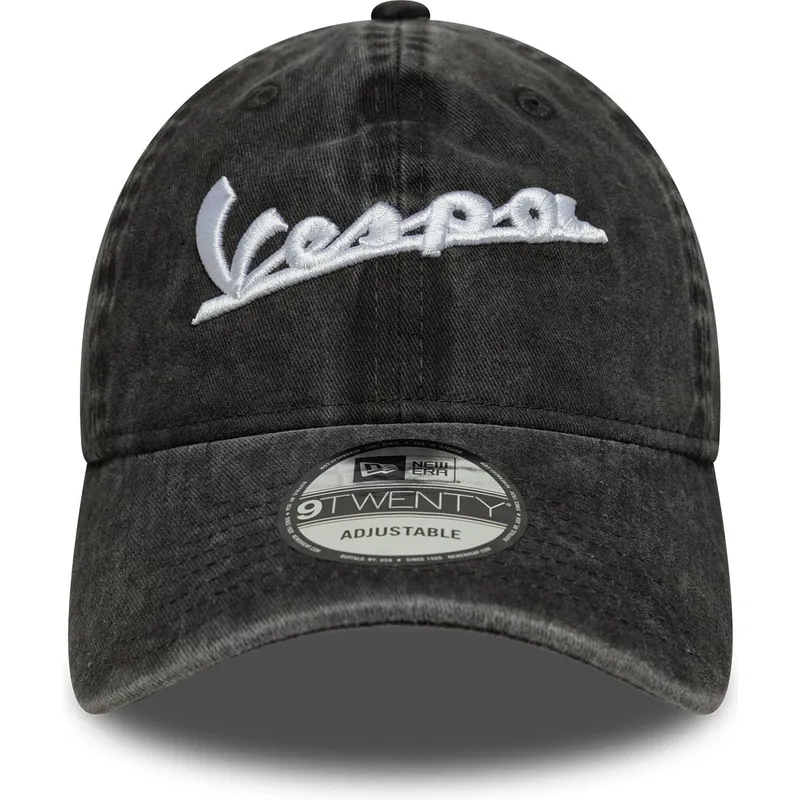 new-era-curved-brim-9twenty-washed-vespa-piaggio-black-adjustable-cap