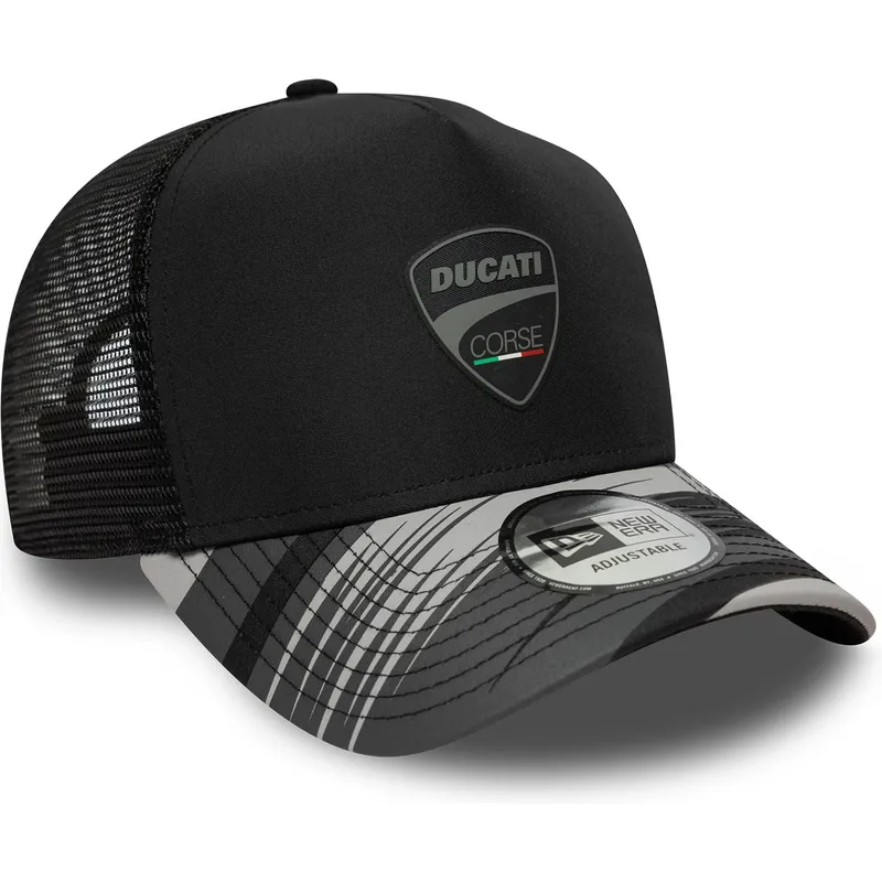 new-era-e-frame-print-ducati-motor-motogp-black-trucker-hat