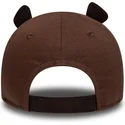 new-era-curved-brim-toddler-9forty-cord-ears-brown-adjustable-cap