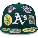 new-era-flat-brim-59fifty-all-over-oakland-athletics-mlb-green-fitted-cap