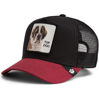 Goorin Bros. Crush Top Dog The Farm Black and Red Trucker Hat