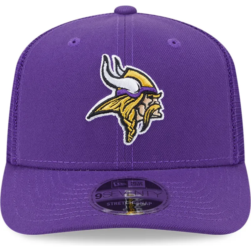 new-era-9seventy-stretch-snap-evergreen-minnesota-vikings-nfl-purple-trucker-hat