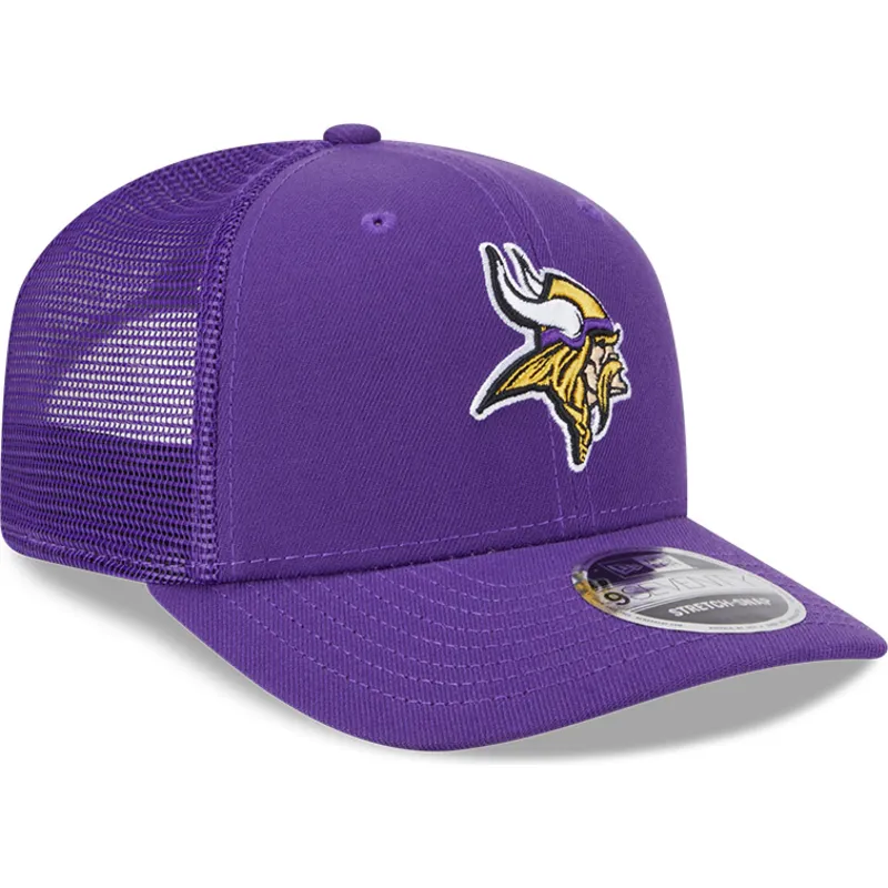 new-era-9seventy-stretch-snap-evergreen-minnesota-vikings-nfl-purple-trucker-hat