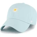 47-brand-curved-brim-flower-clean-up-nature-base-runner-icon-light-blue-adjustable-cap