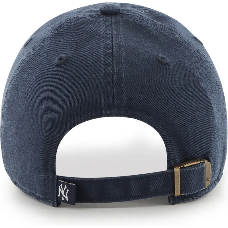 47-brand-curved-brim-clean-up-new-york-yankees-mlb-navy-blue-adjustable-cap 47-brand-curved-brim-clean-up-new-york-yankees-mlb-navy-blue-adjustable-cap