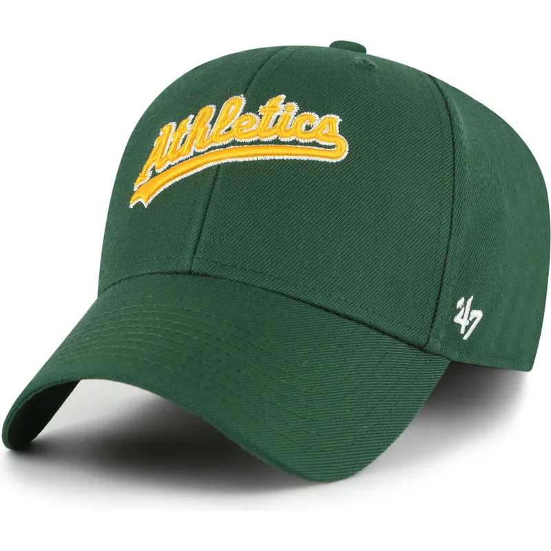 47-brand-curved-brim-mvp-ballpark-script-shot-oakland-athletics-mlb-green-adjustable-cap