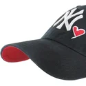 47-brand-curved-brim-clean-up-heart-icon-new-york-yankees-mlb-black-adjustable-cap