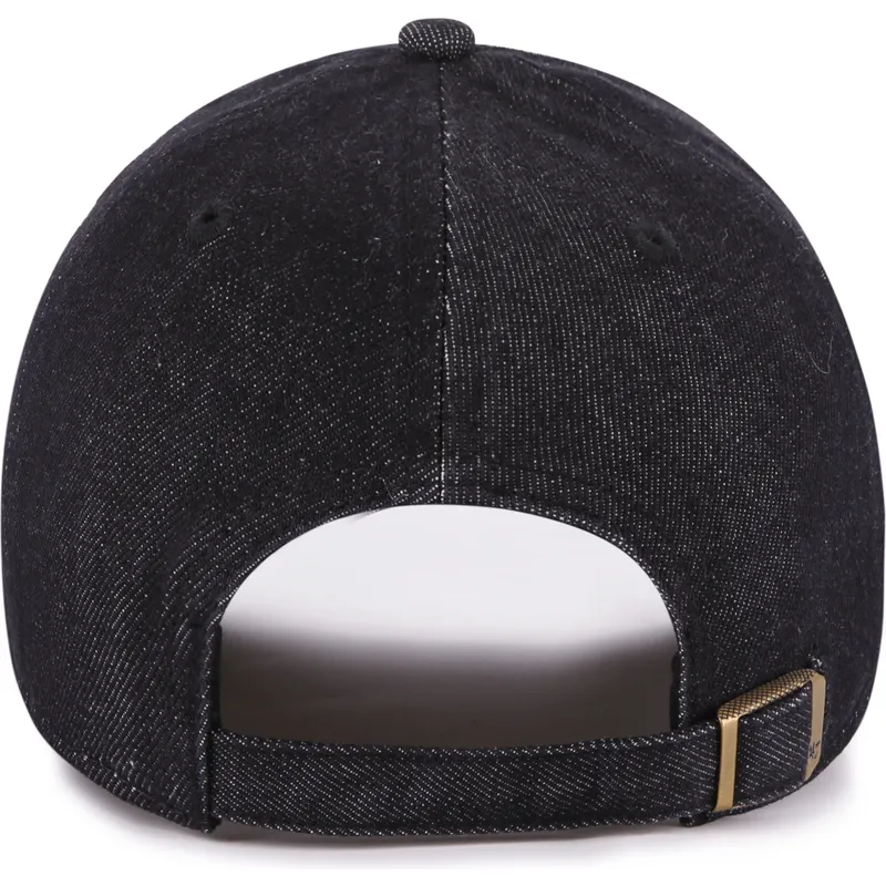 47-brand-curved-brim-clean-up-lennon-new-york-yankees-mlb-black-adjustable-cap
