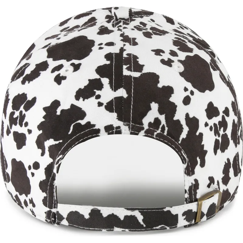 47-brand-curved-brim-clean-up-bessie-los-angeles-dodgers-mlb-white-adjustable-cap