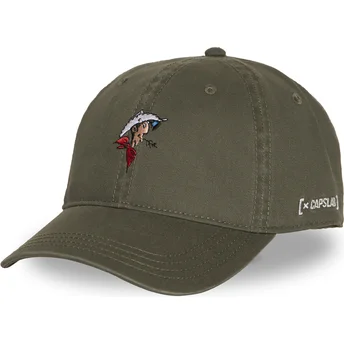 Capslab Curved Brim Lucky Luke LCK3 HEAB Green Adjustable Cap