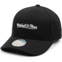 mitchell-ness-curved-brim-branded-black-snapback-cap