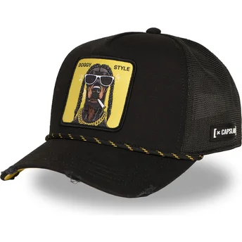 Capslab Doggy Style HIP DOGGYB Black Trucker Hat