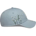 new-era-curved-brim-women-9forty-floral-icon-los-angeles-dodgers-mlb-blue-adjustable-cap