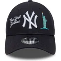 new-era-curved-brim-9forty-city-icon-new-york-yankees-mlb-navy-blue-adjustable-cap