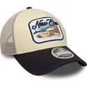 new-era-9forty-m-crown-a-frame-beige-and-navy-blue-trucker-hat