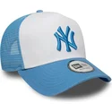 new-era-blue-logo-a-frame-league-essential-new-york-yankees-mlb-blue-and-white-trucker-hat
