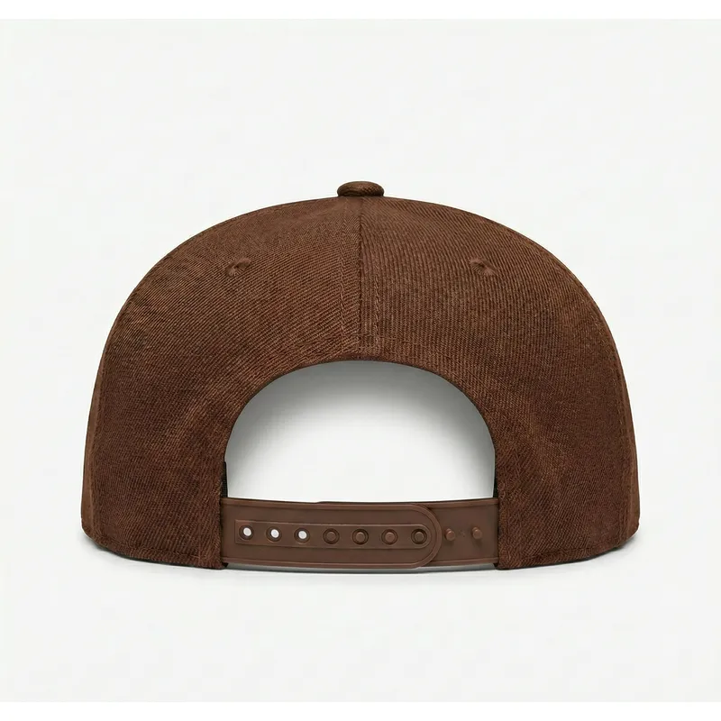 homenage-flat-brim-money-music-shapes-identity-the-snap-brown-snapback-cap