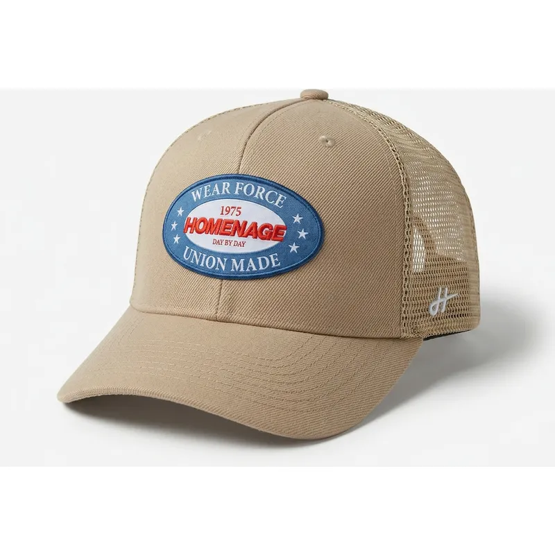 homenage-union-workwear-the-trucker-beige-trucker-hat