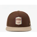 homenage-flat-brim-squadron-military-surplus-the-retro-dark-brown-snapback-cap