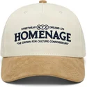homenage-curved-brim-suede-liberty-sport-the-retro-beige-and-brown-snapback-cap