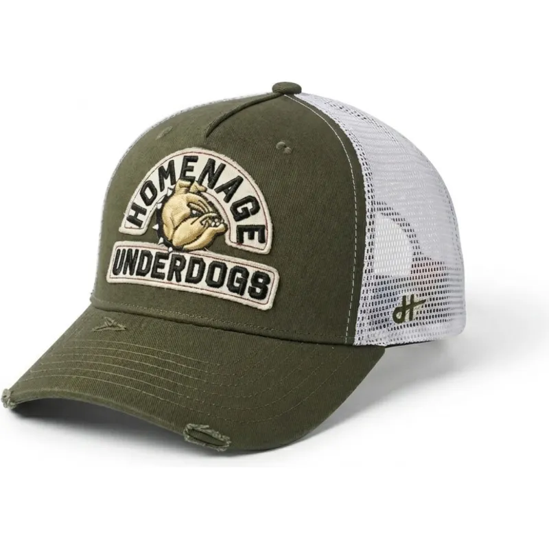homenage-underdogs-the-trucker-green-and-white-trucker-hat