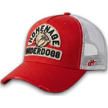 Homenage Underdogs The Trucker Red and White Trucker Hat
