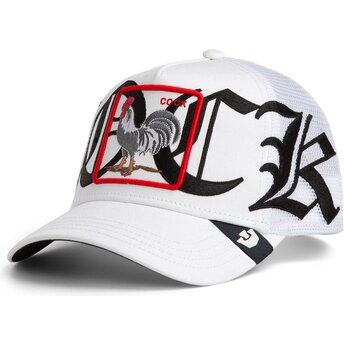 Goorin Bros. Rooster Old English Cock The Farm White Trucker Hat