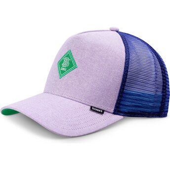 Djinns Green Logo HFT OxfordContra Purple Trucker Hat