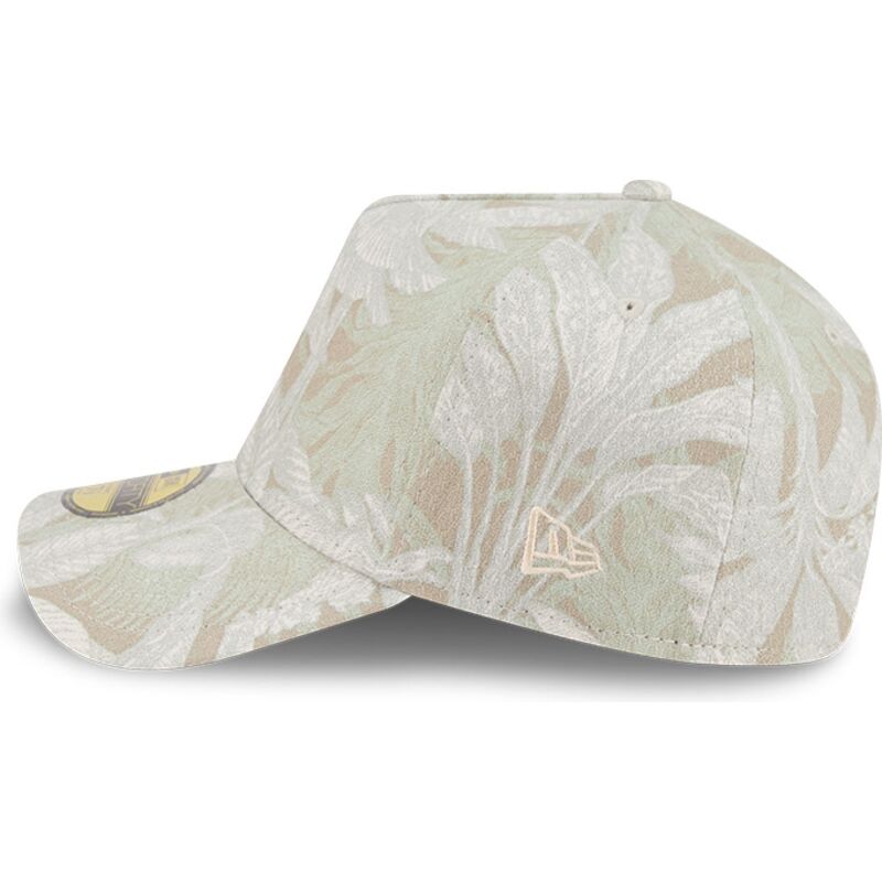 new-era-curved-brim-59forty-a-frame-leafy-palm-beige-fitted-cap new-era-curved-brim-59forty-a-frame-leafy-palm-beige-fitted-cap