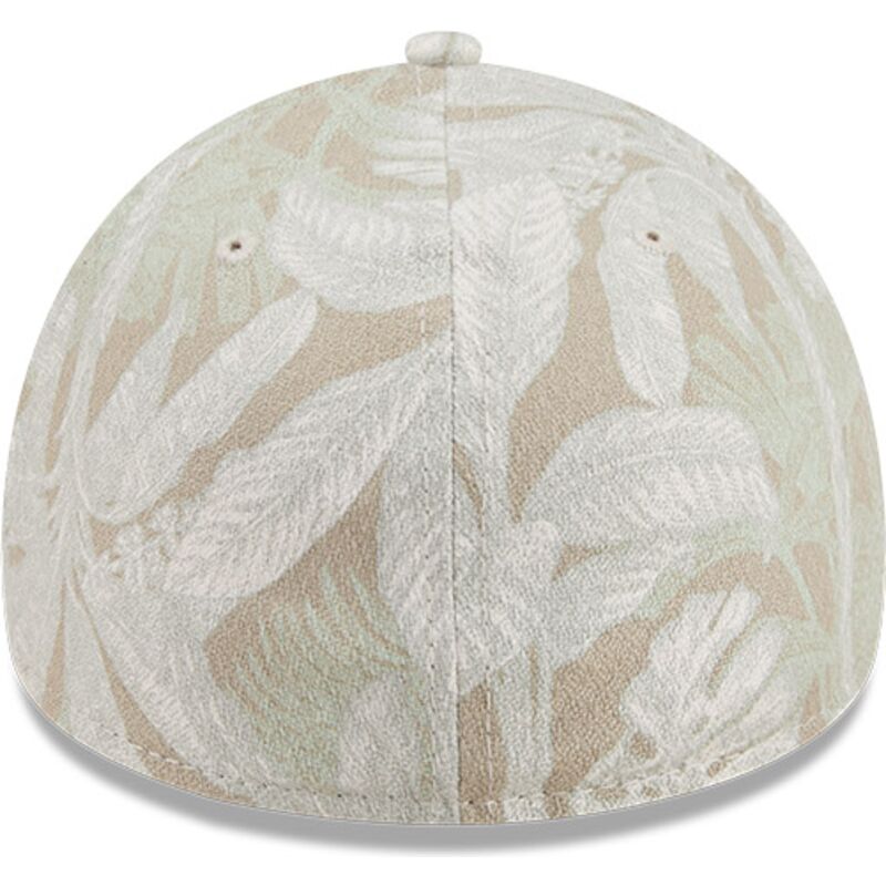 new-era-curved-brim-59forty-a-frame-leafy-palm-beige-fitted-cap new-era-curved-brim-59forty-a-frame-leafy-palm-beige-fitted-cap