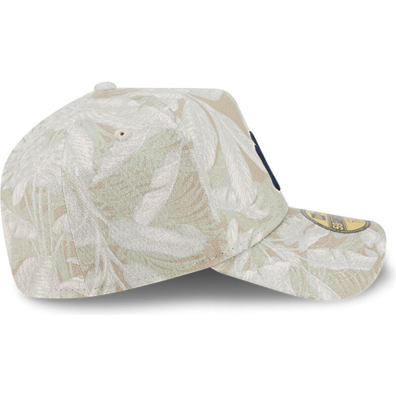 new-era-curved-brim-59forty-a-frame-leafy-palm-new-york-yankees-mlb-beige-fitted-cap