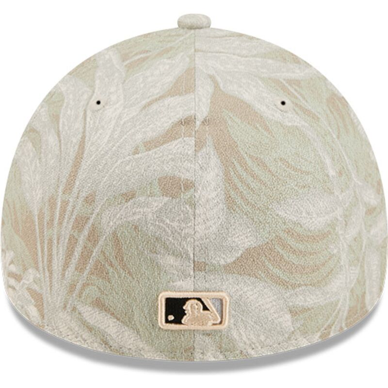 new-era-curved-brim-59forty-a-frame-leafy-palm-chicago-white-sox-mlb-beige-fitted-cap new-era-curved-brim-59forty-a-frame-leafy-palm-chicago-white-sox-mlb-beige-fitted-cap