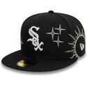 new-era-flat-brim-59fifty-zodiac-chicago-white-sox-mlb-black-fitted-cap