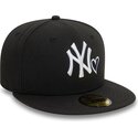 new-era-flat-brim-59fifty-heart-icon-new-york-yankees-mlb-black-fitted-cap