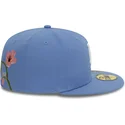 new-era-flat-brim-59fifty-floral-los-angeles-dodgers-mlb-blue-fitted-cap