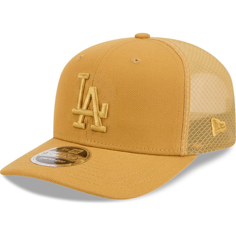 new-era-9seventy-stretch-snap-color-pack-los-angeles-dodgers-mlb-light-brown-trucker-hat