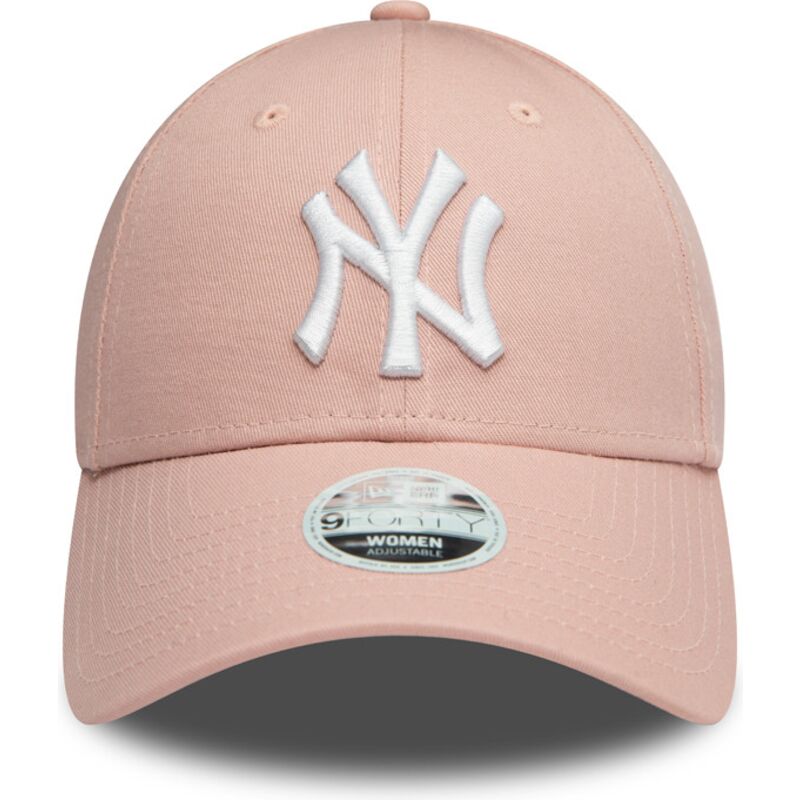 new-era-curved-brim-women-9forty-colour-essential-new-york-yankees-mlb-pink-adjustable-cap new-era-curved-brim-women-9forty-colour-essential-new-york-yankees-mlb-pink-adjustable-cap