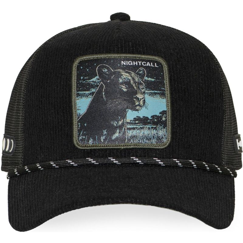 capslab-panther-nightcall-bea3-nigb-beasts-black-trucker-hat capslab-panther-nightcall-bea3-nigb-beasts-black-trucker-hat