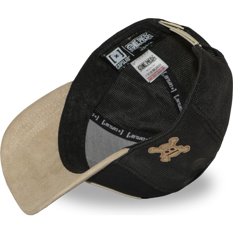 capslab-monkey-d-luffy-op7-g5b-one-piece-black-and-beige-trucker-hat capslab-monkey-d-luffy-op7-g5b-one-piece-black-and-beige-trucker-hat