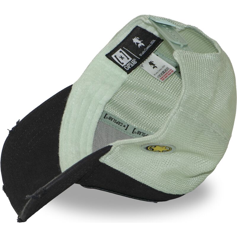capslab-lucky-luke-lck3-flub-black-and-white-trucker-hat capslab-lucky-luke-lck3-flub-black-and-white-trucker-hat